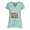 Ladies Essential Relaxed V-Neck Tee Thumbnail