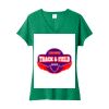 Women's Fan Favorite Blend V Neck Tee Thumbnail