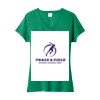 Women's Fan Favorite Blend V Neck Tee Thumbnail