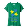 Women's Fan Favorite Blend V Neck Tee Thumbnail
