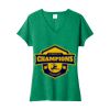 Women's Fan Favorite Blend V Neck Tee Thumbnail