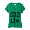 Women's Fan Favorite Blend V Neck Tee Thumbnail