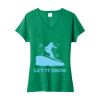 Women's Fan Favorite Blend V Neck Tee Thumbnail