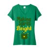 Women's Fan Favorite Blend V Neck Tee Thumbnail