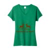 Women's Fan Favorite Blend V Neck Tee Thumbnail