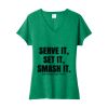 Women's Fan Favorite Blend V Neck Tee Thumbnail