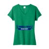 Women's Fan Favorite Blend V Neck Tee Thumbnail
