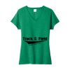 Women's Fan Favorite Blend V Neck Tee Thumbnail