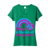 Women's Fan Favorite Blend V Neck Tee Thumbnail